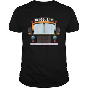School Bus  Boys Girls  Bus Driver Men Shirt